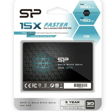 Hard Disk Interno Ssd 512gb High Sata 3 2,5'' Per Computer Desktop Laptop Sp A55