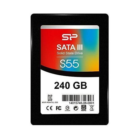 Hard Disk Ssd Stato Solido 240gb, 510 Mb/s, 2.5" Sata Iii Sp Silicon Power S55