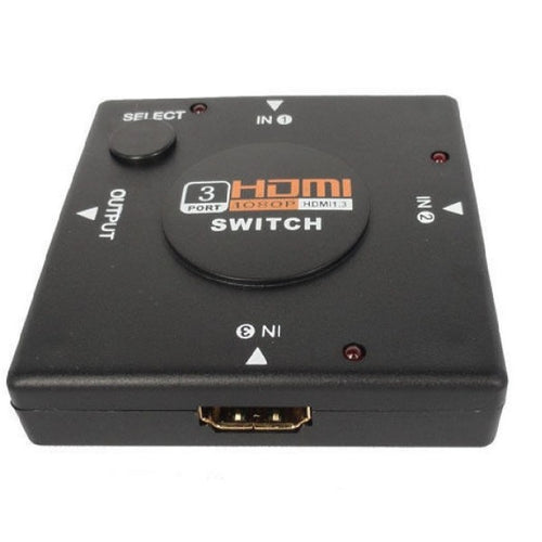 Hdmi Switch 1080p Hdmi 3 Porte Xbox, Ps3,decoder E Pc, Dvd, Video Proiettore Elettronica/Home Cinema TV e video/Attrezzatura satellitare/Impianti satellitari/Interruttori Trade Shop italia - Napoli, Commerciovirtuoso.it
