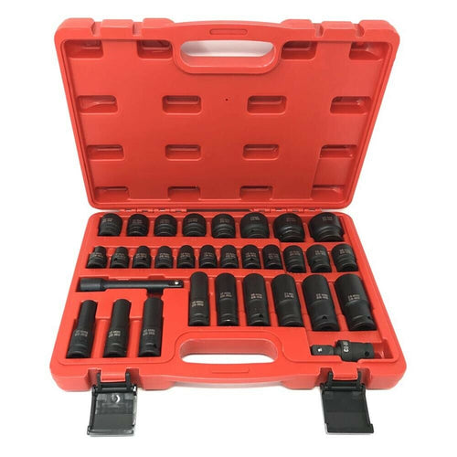 Kit 32 Bussole Per Avvitatore Pneumatico 1/2 Bussola Adattatore Impatto