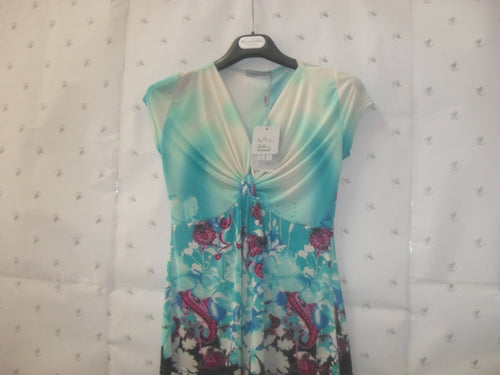 art. m1606f52 Maglia scamiciata donna marca chiara kontini fantasia verde abbigliamento donna L'Orchidea - Siderno, Commerciovirtuoso.it