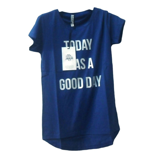 art. m1365 T-shirt donna maglia maniche corte Malè art. m1365 girocollo azzurro o rosso abbigliamento donna L'Orchidea - Siderno, Commerciovirtuoso.it