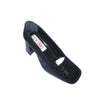 Scarpa Donna nera Domi Scarpe con tacco quadrato in pelle effetto coccodrillo scarpa donna L'Orchidea - Siderno, Commerciovirtuoso.it