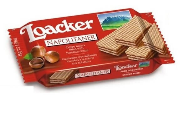 25 pezzi Wafer Napolitaner Loacker Wafer classici 45 gr, confezione 25 pz wafer Non solo alimenti - Albano Laziale, Commerciovirtuoso.it