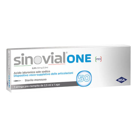 Ibsa Farmaceutici Italia Srl Sinovial 50 Sir 2% 2,5Ml Salute e cura della persona/Vitamine minerali e integratori/Singole vitamine/Multivitamine FarmaFabs - Ercolano, Commerciovirtuoso.it