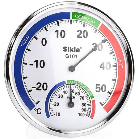 Igrometro Termometro Analogico Interno Esterno Misura Temperatura Umidita' Casa