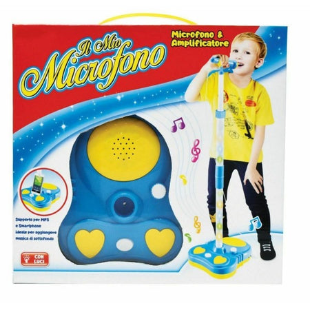 Il Mio Microfono Con Amplificatore Supporto Mp3 Smartphone Giocattolo Gioco Bambini