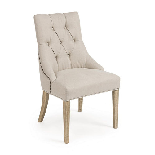 Sedia Cally con struttura in legno di quercia, per arredo interno 51 x 61 x h 90 cm Casa e cucina/Arredamento/Sala da pranzo/Sedie Decor Space - Altamura, Commerciovirtuoso.it