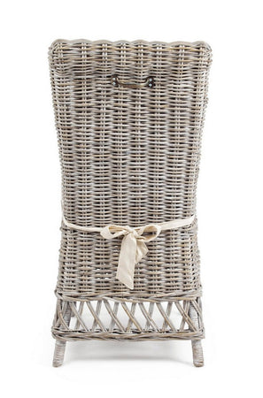 Sedia "Warna" con struttura in rattan, per arredo interno 47 x 55 x h 100 cm Casa e cucina/Arredamento/Sala da pranzo/Sedie Decor Space - Altamura, Commerciovirtuoso.it