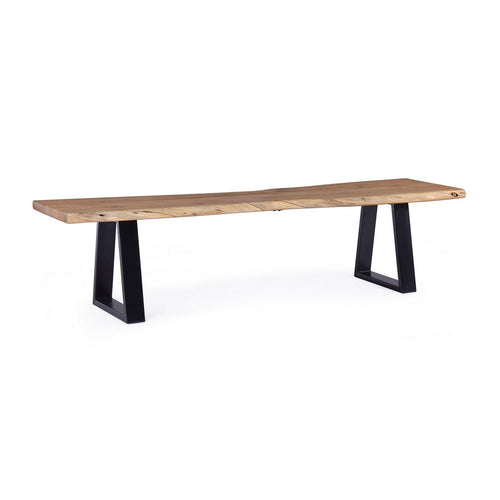 Panca Artur per interno, con Struttura In Legno Di Acacia, da 178x45x45h cm Casa e cucina/Arredamento/Ingresso/Panche contenitore Decor Space - Altamura, Commerciovirtuoso.it