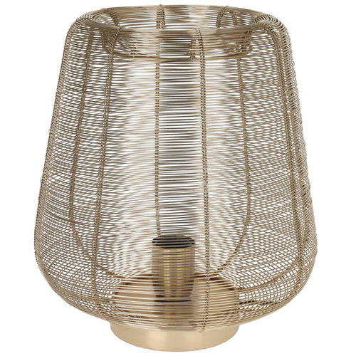 Lampada da tavolo Metal, con interruttore, color oro, da 33 cm Casa e cucina/Decorazioni per interni/Addobbi e decorazioni per ricorrenze/Decorazioni natalizie/Ghirlande e corone MagiediNatale.it - Altamura, Commerciovirtuoso.it