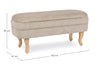 Panca Contenitore Chenille per interno, con Struttura In Legno Di Pino E Compensato, da 102x41x49h cm Casa e cucina/Arredamento/Ingresso/Panche contenitore Decor Space - Altamura, Commerciovirtuoso.it