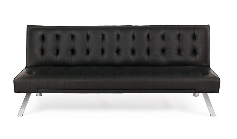 Divano letto "Forbes"  per interno con struttura in legno di eucalipto, 180 x 82 x 73 cm Casa e cucina/Arredamento/Soggiorno/Divani Decor Space - Altamura, Commerciovirtuoso.it