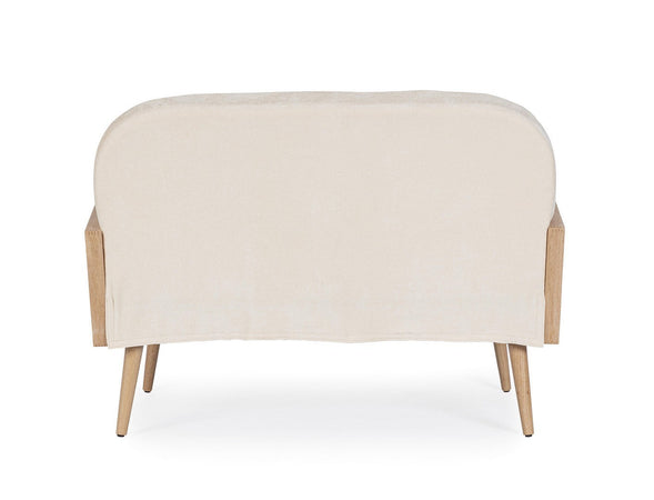 Divano 2 Posti "Dalida" per interno, Struttura In Legno Di Pino E Compensato 115 x 76 x 80,5 h cm Casa e cucina/Arredamento/Soggiorno/Divani Decor Space - Altamura, Commerciovirtuoso.it