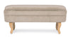 Panca Contenitore Chenille per interno, con Struttura In Legno Di Pino E Compensato, da 102x41x49h cm Casa e cucina/Arredamento/Ingresso/Panche contenitore Decor Space - Altamura, Commerciovirtuoso.it