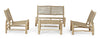 Tavolino Lampok con struttura in rami di Teak, per esterno, da 80 x 60 cm Giardino e giardinaggio/Arredamento da giardino e accessori/Tavoli e tavolini/Tavoli standard Decor Space - Altamura, Commerciovirtuoso.it