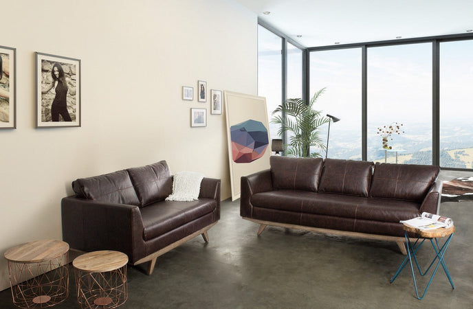 Divano 3 Posti "Raymond" per interno, Struttura E Schienale In Legno Di Frassino, 194,5 x 85 x 85 h cm Casa e cucina/Arredamento/Soggiorno/Divani Decor Space - Altamura, Commerciovirtuoso.it