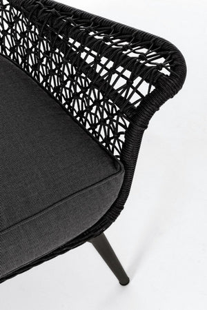 Poltrona "cristobal" Con Cuscini, Struttura In Alluminio Resistente Per Esterno Giardino e giardinaggio/Arredamento da giardino e accessori/Poltrone Decor Space - Altamura, Commerciovirtuoso.it