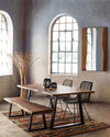Panca Artur per interno, con Struttura In Legno Di Acacia, da 178x45x45h cm Casa e cucina/Arredamento/Ingresso/Panche contenitore Decor Space - Altamura, Commerciovirtuoso.it