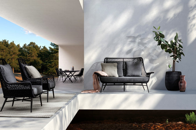 Poltrona "cristobal" Con Cuscini, Struttura In Alluminio Resistente Per Esterno Giardino e giardinaggio/Arredamento da giardino e accessori/Poltrone Decor Space - Altamura, Commerciovirtuoso.it