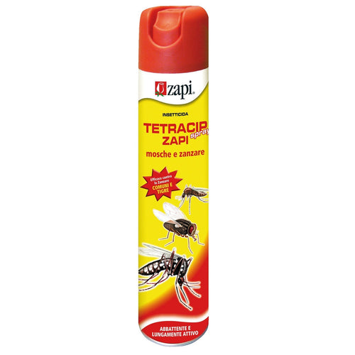 Insetticida areosol Tetracip per mosche e zanzare da interno per casa e ufficio 500 ml Giardino e giardinaggio/Giardinaggio/Prodotti fitosanitari e pesticidi/Insetticidi/Insetticidi per ambienti/Vari insetti La Zappa - Altamura, Commerciovirtuoso.it