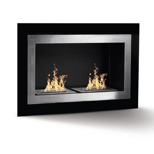 Camino a Bioetanolo da incasso Pechino in Acciaio Inox da 7 Kw arredamento Moderno 90 cm Fai da te/Caminetti e accessori/Caminetti gel ed etanolo Decor Space - Altamura, Commerciovirtuoso.it