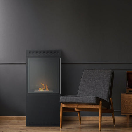 Stufa a bioetanolo "Anna" da terra biocamino per interno h 98 cm Fai da te/Caminetti e accessori/Caminetti gel ed etanolo Decor Space - Altamura, Commerciovirtuoso.it