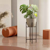 Supporto per vasi Iron Stand in metallo colore nero Giardino e giardinaggio/Attrezzi da giardino e attrezzature per l'irrigazione/Vasi e accessori per piante/Accessori/Portavasi Decor Space - Altamura, Commerciovirtuoso.it