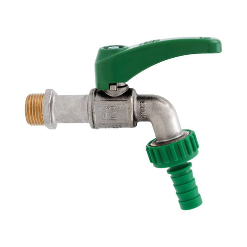 Rubinetto portagomma orientabile 360 a sfera con maniglia ergonomica 1/2 DN 15 Giardino e giardinaggio/Attrezzi da giardino e attrezzature per l'irrigazione/Attrezzature per l'irrigazione/Rubinetti La Zappa - Altamura, Commerciovirtuoso.it