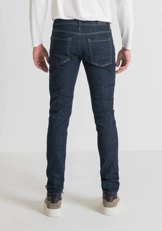 Pantaloni jeans tapered blu Moda/Uomo/Abbigliamento/Jeans Kanal 32 - Santa Maria di Licodia, Commerciovirtuoso.it