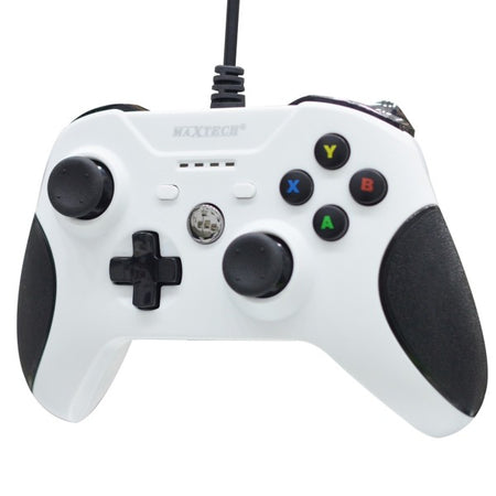 Joystick Joypad Controller Bianco Per Xbox One Con Cavo Filo Usb Compatibile