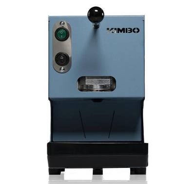 Kimbo macchina per caffe' metal blu cialde blu pastello