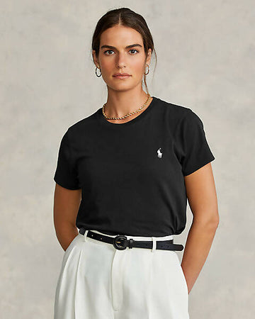 Polo Ralph Lauren Donna Short Sleeve - T-shirt Basic Moda/Donna/Abbigliamento/T-shirt top e bluse/T-shirt Euforia - Bronte, Commerciovirtuoso.it