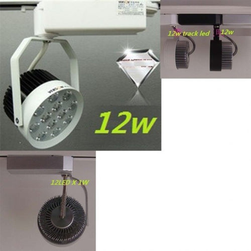 Kit 2 Pezzi Mini Faretto 12 Led 12 W Con Staffa Binario Asta Faretto Luce Fredda Illuminazione/Illuminazione per esterni/Proiettori Trade Shop italia - Napoli, Commerciovirtuoso.it