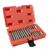 Kit Inserti Chiavi Bussole Chiavi Torx Set 21 Pz Hex 1/2 3/8 Professionale