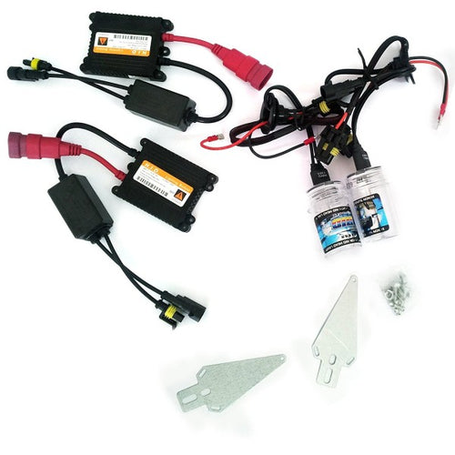 Kit Luci Xenon Centraline Ballast Slim Fari Xeno H1 6000k 45w Auto Moto