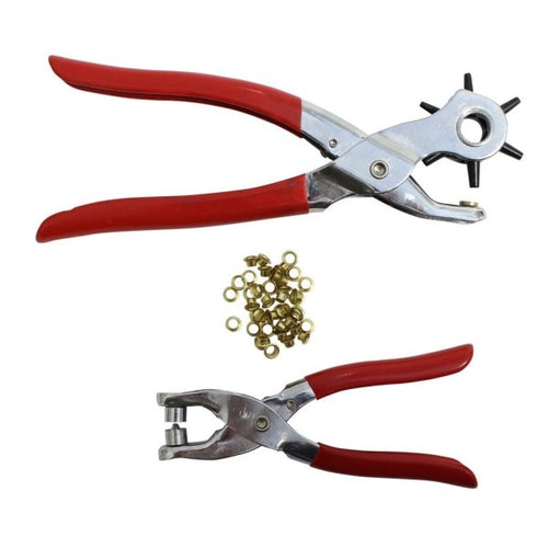 Kit Pinza Fustellatrice + Pinza Borchie Buchi Cinture Pelle Scarpe Borchie Fai da te/Utensili elettrici e a mano/Utensili a mano/Punzoni/Foro Trade Shop italia - Napoli, Commerciovirtuoso.it