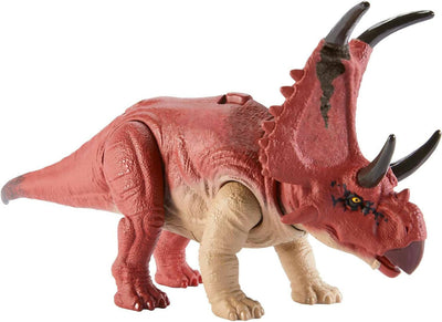 Jurassic World - Ruggito Selvaggio, Diabloceratopo, Dinosauro Con Suoni E Mossa D'attacco, Dimensioni Medie, Snodato, Con Gioco Digitale, Giocattolo Per Bambini 4+ Anni, Hlp16 Mattel