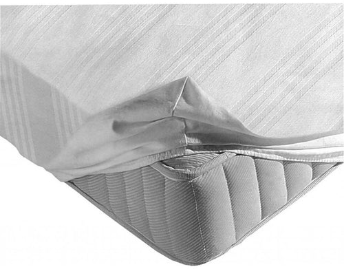 Copri materasso con angoli con trattamento anti acaro Sanfor 100% puro cotone una piazza e mezza 195x120x23cm tessile L'Orchidea - Siderno, Commerciovirtuoso.it