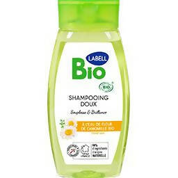 4 shampoo dolce al fiore di camomilla 250ml 98% di ingredienti di origine naturale