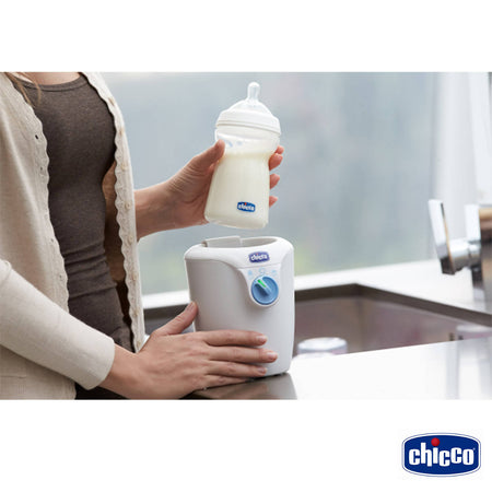 Chicco Scalda-Biberon Casa/Viaggio/Auto Spegnimento automatico 110W Riscalda  il latte a 37 gradi Bianco 