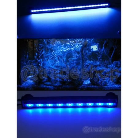 Lampada Immersione Led Per Acquario Tubo Led T4 Dee Luce Pesci Bianca Rgb Blu