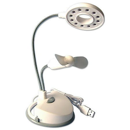 Lampada Luce Led Usb Flessibile Con Ventilatore Lettura Notturna Per Notebook Pc Illuminazione/Illuminazione per interni/Lampade/Lampade da tavolo e abat-jour Trade Shop italia - Napoli, Commerciovirtuoso.it