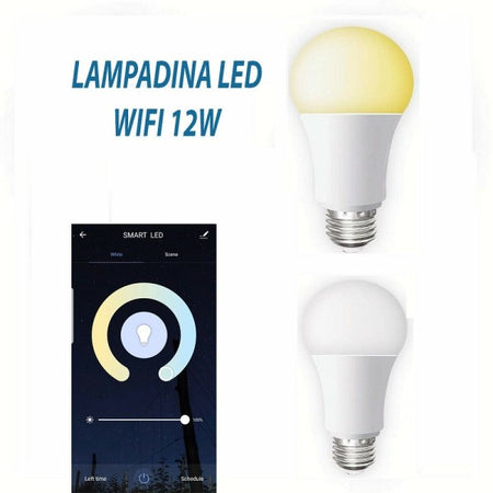 Lampadina Smart Led Wifi E27 12w 2700k 6400k Dimmerabile Ios Android Alexa Google Illuminazione/Lampadine/Lampadine a LED Trade Shop italia - Napoli, Commerciovirtuoso.it