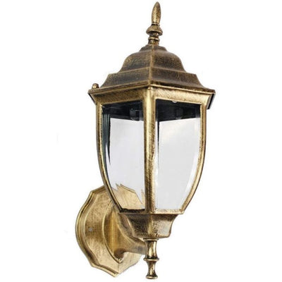 Lanterna Giardino Antica Lampada Parete Applique Esterno Muro Retr? Es09 Bronzo