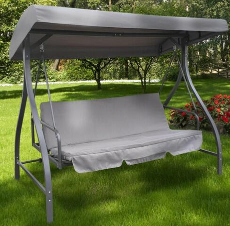 Dondolo 3 Posti Altalena Da Giardino E Veranda Reclinabile a Letto "gemini" Giardino e giardinaggio/Arredamento da giardino e accessori/Dondoli coperti Decor Space - Altamura, Commerciovirtuoso.it