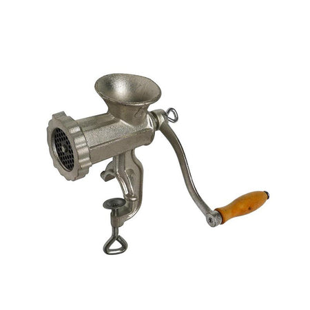Tritacarne manuale da tavolo "Reber" con morsetto regolabile e manovella in ghisa Casa e cucina/Elettrodomestici per la cucina/Elettrodomestici speciali/Tritacarne La Zappa - Altamura, Commerciovirtuoso.it