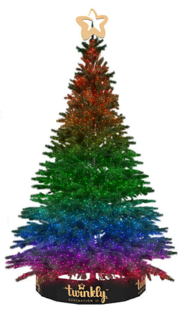 Catena luminosa Twinkly Smart a led RGB decorazione natalizia Casa e cucina/Decorazioni per interni/Addobbi e decorazioni per ricorrenze/Decorazioni natalizie/Luci natalizie/Catene luminose per interni MagiediNatale.it - Altamura, Commerciovirtuoso.it