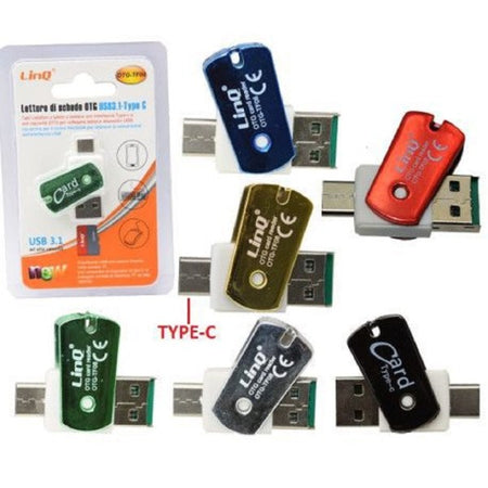 Lettore Di Schede Memory Card Micro Sd Otg Usb 3.1 - Type C Adattatore Otg-tf08