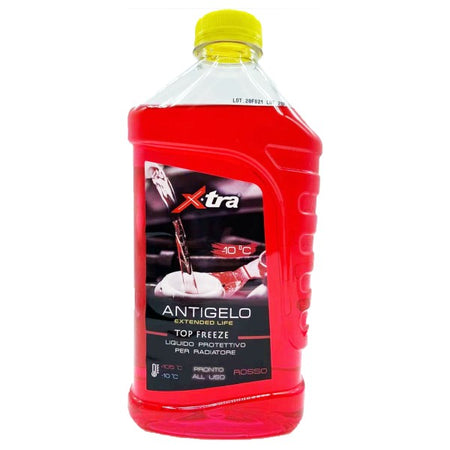 Liquido Antigelo Rosso 1 Lt Super Concentrato Per Radiatore Protezione  Motore 